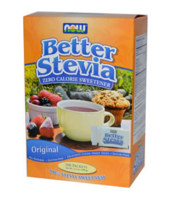 Original Stevia Sweetener, Now Foods 100 Packets